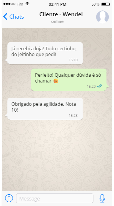 feedback 4 loja virtual pronta!